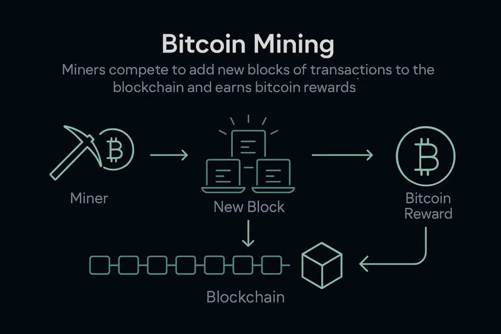 Bitcoin mining process explained