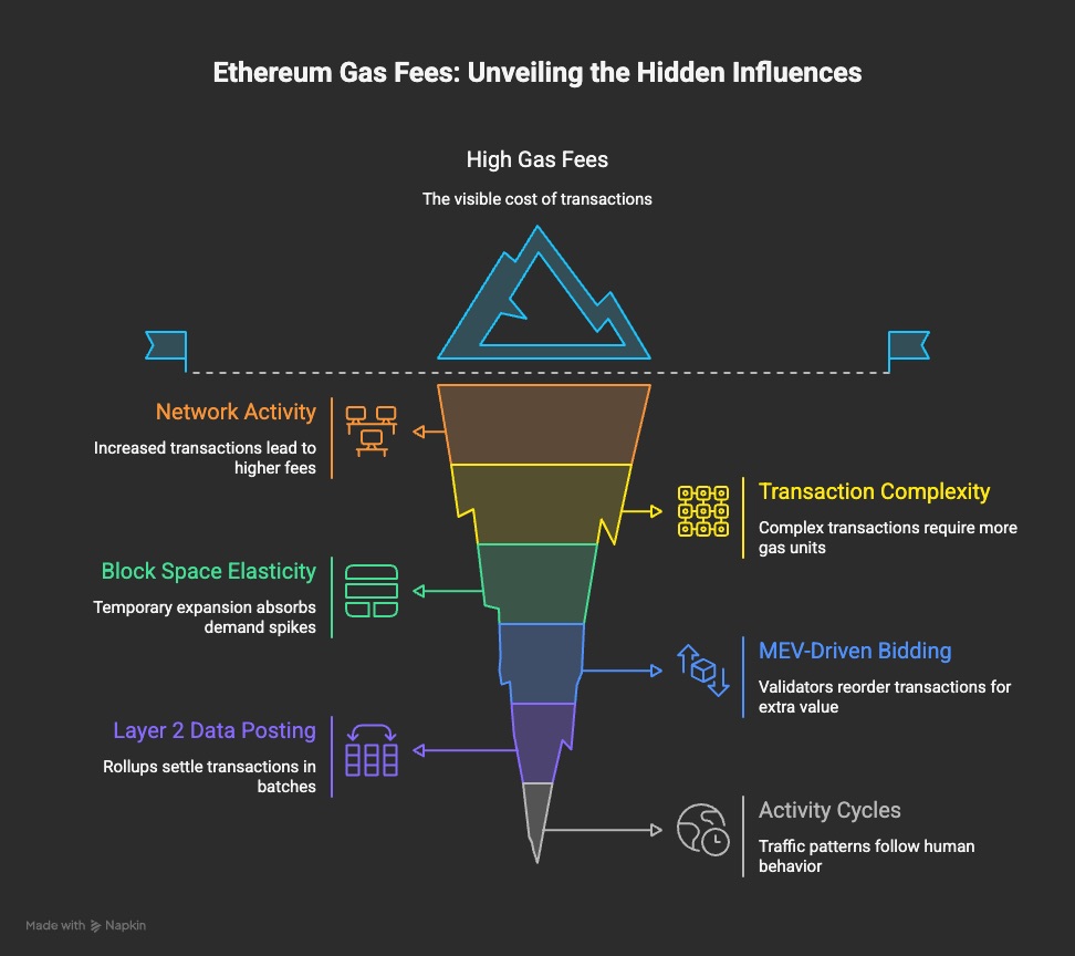 Factors influencing ETH gas