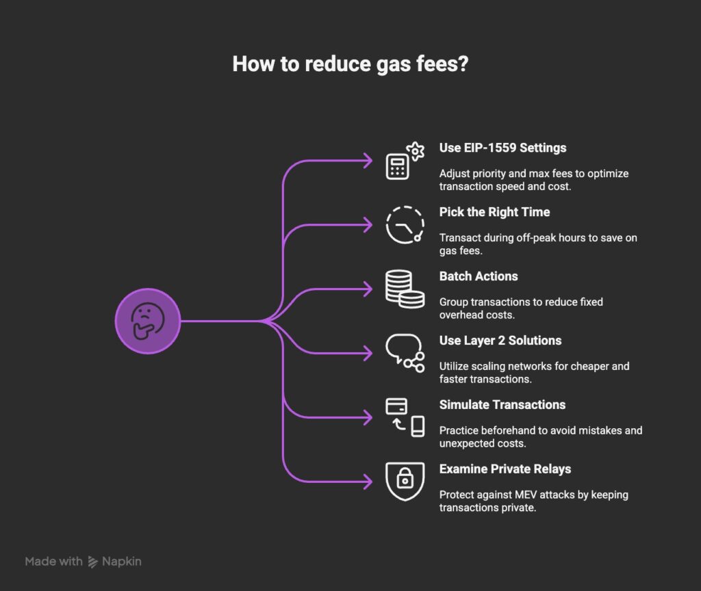 How to reduce ETH gas fees