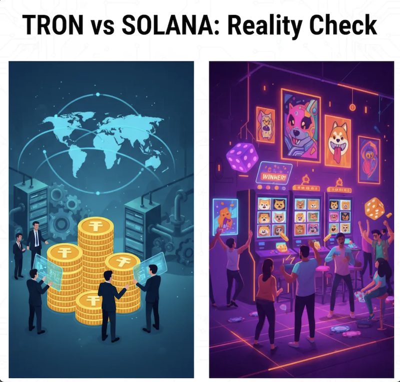 solana versus TRON
