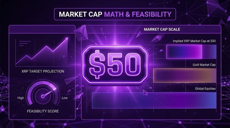 Can XRP reach 50 dollars with market cap math feasibility scenarios and required conditions
