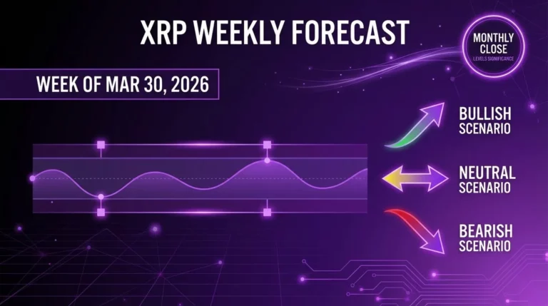 XRP weekly forecast for Mar 30 2026 with support resistance catalysts and monthly close levels